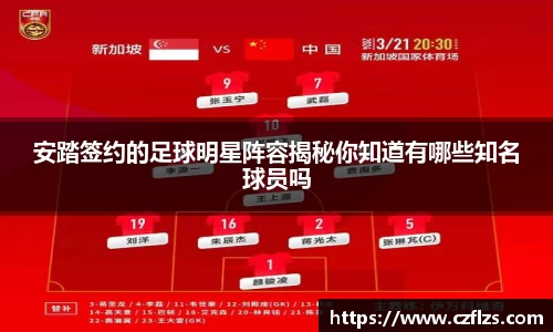安踏签约的足球明星阵容揭秘你知道有哪些知名球员吗